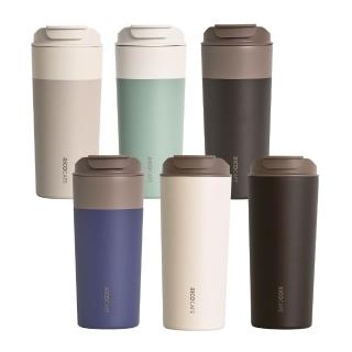 【RICO 瑞可】RICOCAFE 陶瓷塗層保溫杯 GSC日日杯 600ml(獨家「防誤開制鎖」設計)