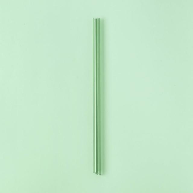 【Oolab 良杯製所】ECOZEN 透明斜口珍奶專用粗吸管26cm(環保吸管)