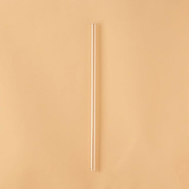 【Oolab 良杯製所】ECOZEN 透明斜口珍奶專用粗吸管26cm(環保吸管)