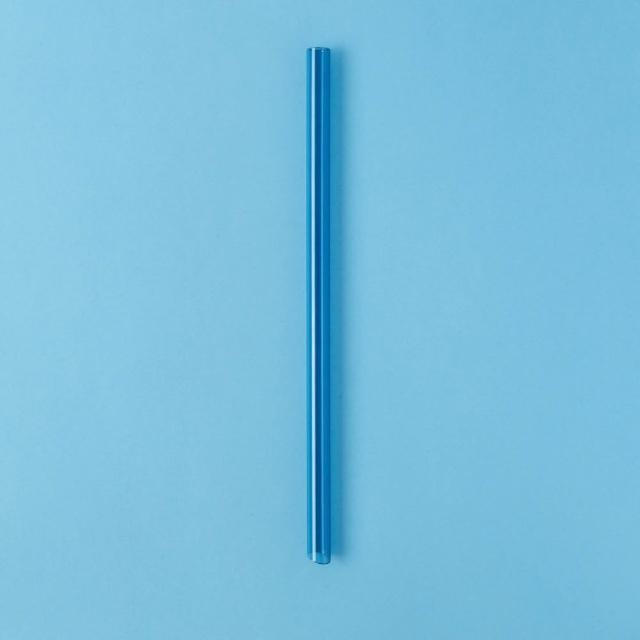 【Oolab 良杯製所】ECOZEN 透明斜口珍奶專用粗吸管26cm(環保吸管)