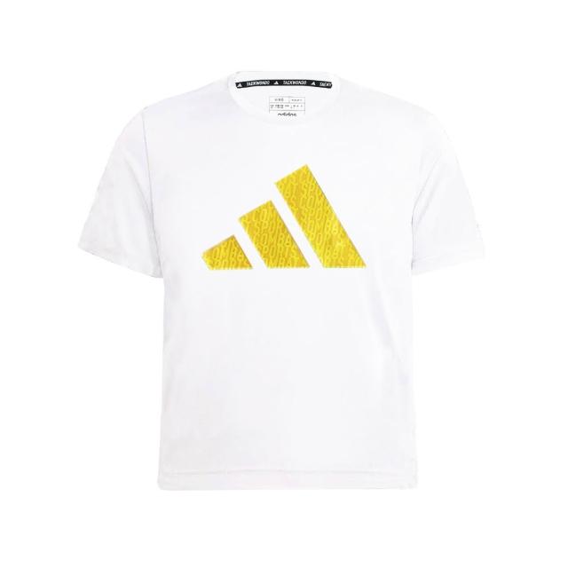 【adidas 愛迪達】兒童套裝 吸濕排汗短袖+透氣五分褲(短T 短褲 運動 休閒 大童 男童 女童 彈性 快乾)