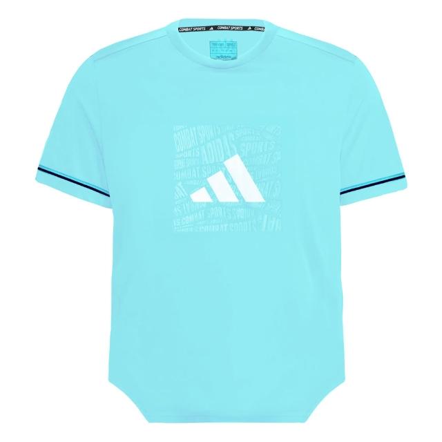 【adidas 愛迪達】兒童套裝 吸濕排汗短袖+透氣五分褲(短T 短褲 運動 休閒 大童 男童 女童 彈性 快乾)