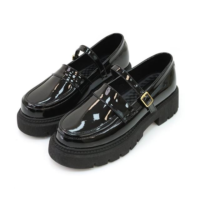 【MATERIAL 瑪特麗歐】全尺碼23-27 女鞋 樂福鞋 MIT簡約厚底瑪莉珍鞋 T53100(樂福鞋)