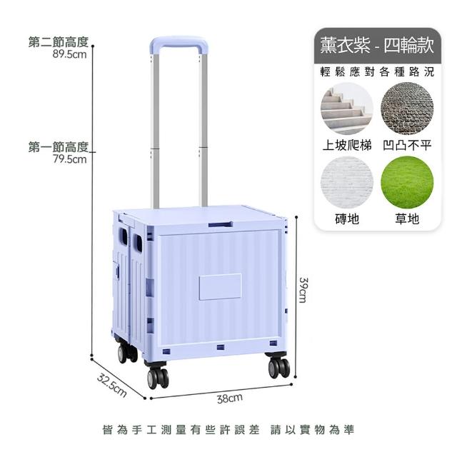 【亨睿兄弟HENRAY】四輪萬向露營推車