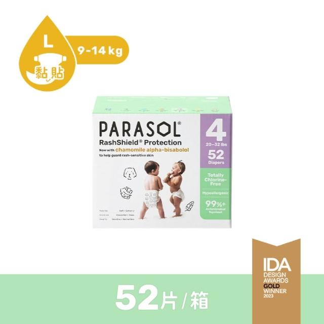 【PARASOL】總代理｜進化版_Clear+Dry 新科技水凝尿布 禮盒3箱組 黏貼型NB-L(2包/箱)
