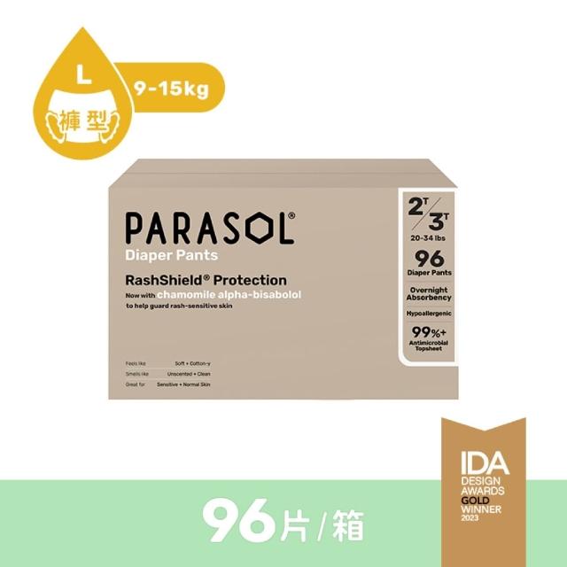 【PARASOL】總代理｜進化版_Clear+Dry® 新科技水凝果凍褲 囤貨箱購組 褲型尿布L-XXL(2包/箱)
