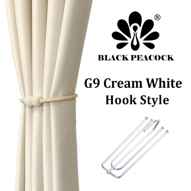 【BLACK PEACOCK 黑孔雀】純色遮光窗簾單片寬100*高130CM-1片入(掛鉤款 半腰窗簾 門簾 風水簾 多色可選)