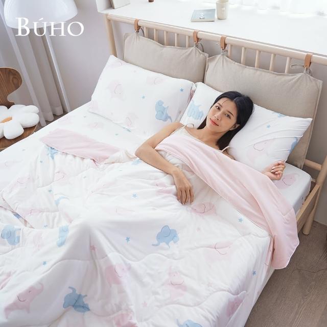 【BUHO 布歐】買一送一 激凍冰紗床包枕套組-單/雙/加大(多款任選)