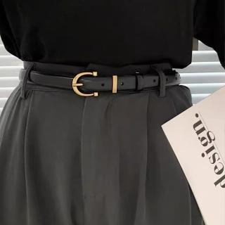 【LEESA】真皮腰帶\\\\皮帶女\\\\復古皮帶\\\\精品皮帶\\\\牛皮皮帶\\\\女款皮帶\\\\細腰帶\\\\細皮帶\\\\皮具\\\\韓國