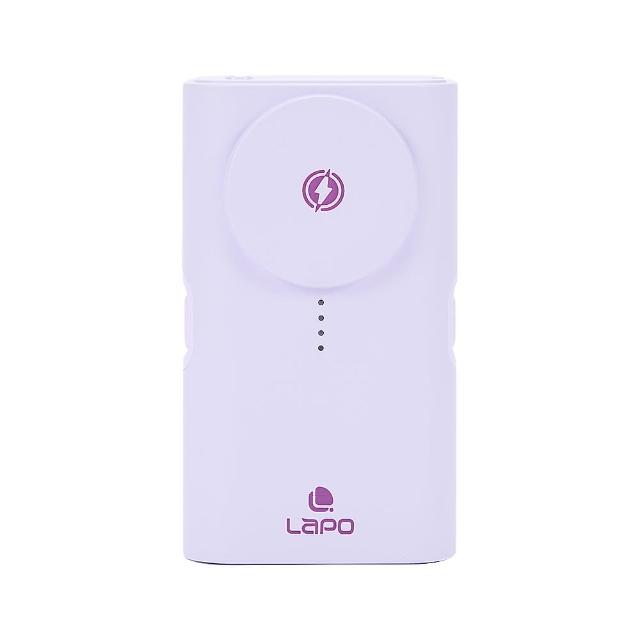 【LaPO】全功能 WT-12CL 5000mAh 快充版口袋行動電源_18Wh_具Wh標示(折收充電頭/磁吸Apple Watch)