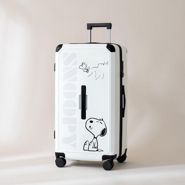 【TLCSTORE】SNOOPY史努比28吋前提把行李箱 胖胖箱 旅行箱 拉桿箱-經典系列(2年保固 海關鎖)