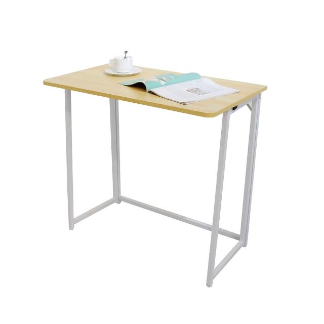 【居家cheaper】免組裝秒收摺疊桌80x46x75cm(型錄/露營桌/書桌/電腦桌/拜拜桌/機能桌/摺疊邊桌/工作桌)