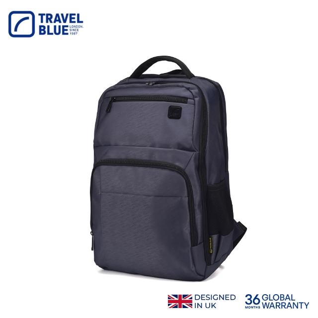【Travel Blue 藍旅】魅力款 商務背包-黑/灰   後背包/筆電包/防水包 電腦包/雙肩包/商務 