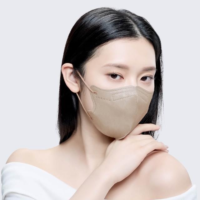 【辰昱】辰昱3D不脫妝醫療口罩30入單片裝／共三盒(無鼻樑壓條/敏感肌首選/小臉/不沾妝/隨身包裝)
