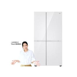 【LG 樂金】58H快配653公升智慧變頻雙門對開冰箱 亞麻白(GL-BL62WM)