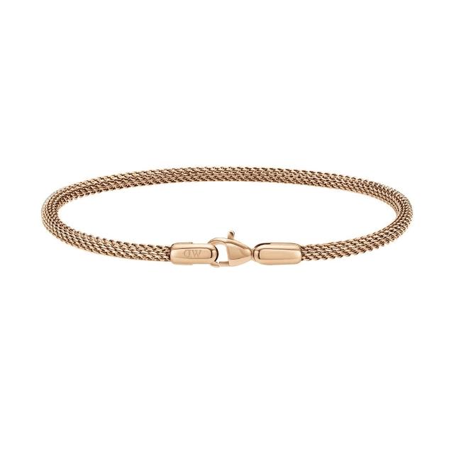 【Daniel Wellington】DW Mesh bracelet 2.8mm 環扣手鍊(五色 DW00400683)