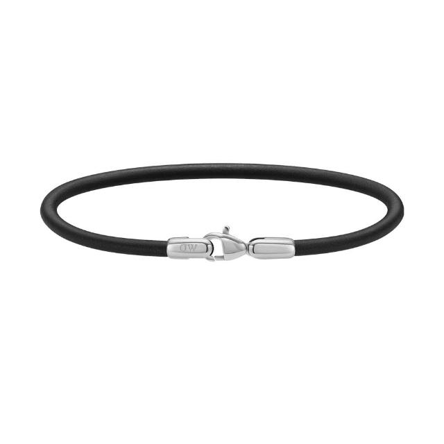 【Daniel Wellington】DW Leather bracelet 2.8mm 環扣手鍊(四色 DW00400707)