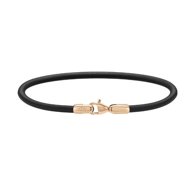 【Daniel Wellington】DW Leather bracelet 2.8mm 環扣手鍊(四色 DW00400707)