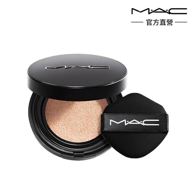 【M.A.C】超持妝霧絲絨氣墊粉餅SPF 50/PA+++(24小時持妝 持色不暗沉_柔霧小黑碟_輕感小黑碟 /防曬)