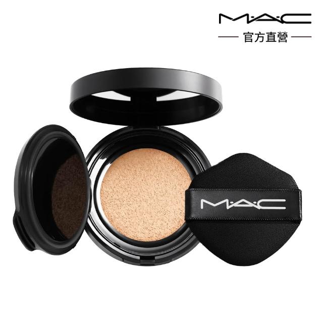 【M.A.C】超持妝霧絲絨氣墊粉餅SPF 50/PA+++(24小時持妝 持色不暗沉_柔霧小黑碟_輕感小黑碟 /防曬)
