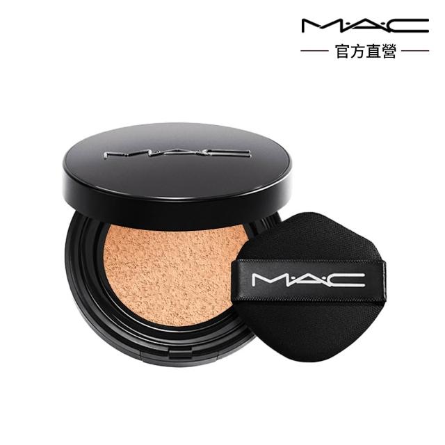 【M.A.C】超持妝霧絲絨氣墊粉餅SPF 50/PA+++(24小時持妝 持色不暗沉_柔霧小黑碟_輕感小黑碟 /防曬)