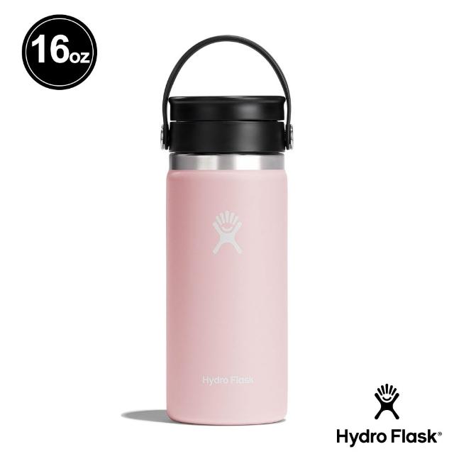 【Hydro Flask】16oz/473ml 寬口 旋轉 咖啡蓋 保溫瓶 多色可選(超強保冰 咖啡杯 無毒 重視食安)