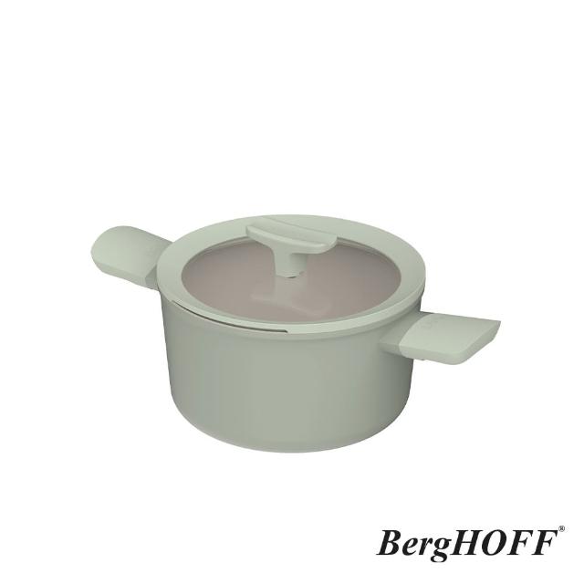 【BergHOFF 貝高福】期間限定_雙耳含蓋湯鍋20cm+湯勺(BHBL-W20+Y-BHBL-SL)