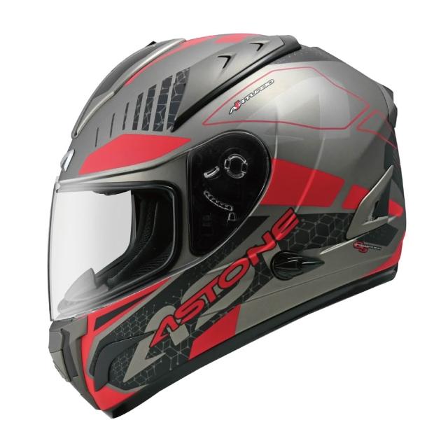 【ASTONE】官方直營-GTB600 II66 II71全罩式安全帽(平光黑/藍 白/紅 銀/紅 黑銀/灰紅)