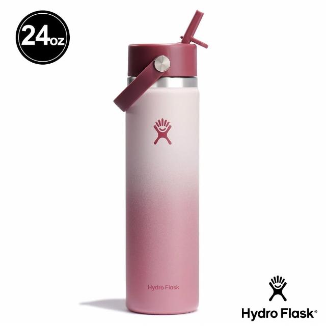 【Hydro Flask】Ombre 24oz/709ml 寬口 吸管 真空 保溫瓶 漸層色(保溫 保冰 保冷 大容量 手搖杯)