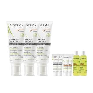 【A-DERMA 艾芙美】官方直營 新葉益護佳舒敏霜200mlx3入(舒緩乾癢/乳霜)