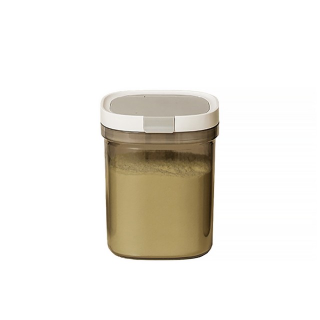 【homer生活家】磁吸勺密封奶粉罐1300ml(密封罐 附磁吸湯匙 防潮盒 零食罐 奶粉罐)