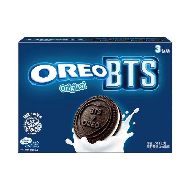 【OREO 奧利奧】OREO夾心餅乾量販盒 三入分享組(多口味可選、含BTS 聯名款)