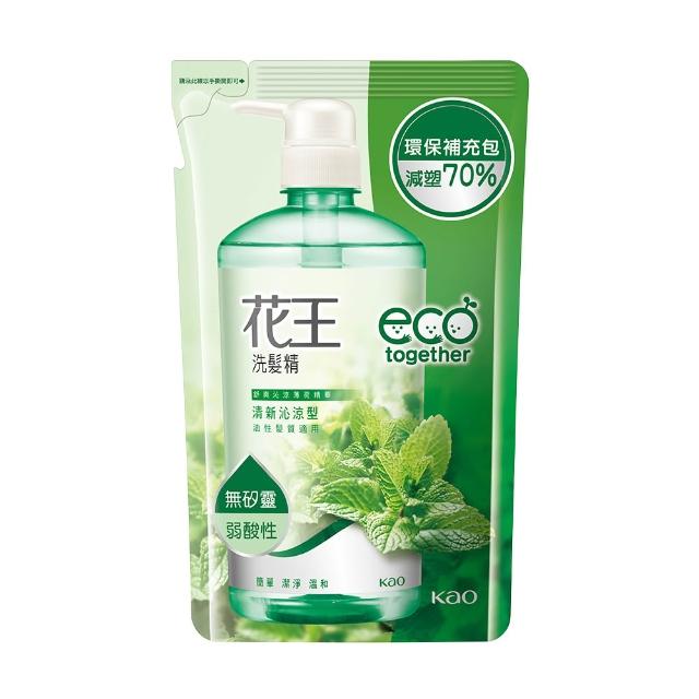 【Kao 花王】暢銷洗髮精補充包550mlx12包 箱購(溫和柔潤/清新沁涼)