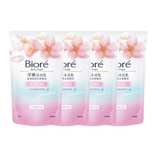 【Biore 蜜妮】淨嫩沐浴乳 補充包700gx4入組(多款任選)