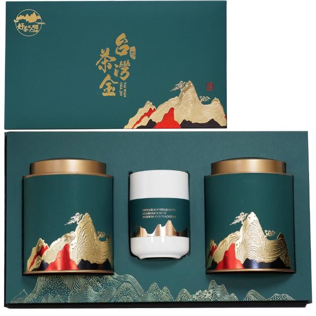 好茶在人間】登峰至極台灣最高海拔頂級高山茶禮盒(75gx2福壽梨山/罐/+