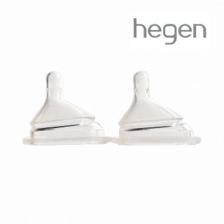 【hegen】總代理｜防脹氣真實擬乳智慧奶嘴 兩入組(微慢速/慢速/中速/快速/Y型)