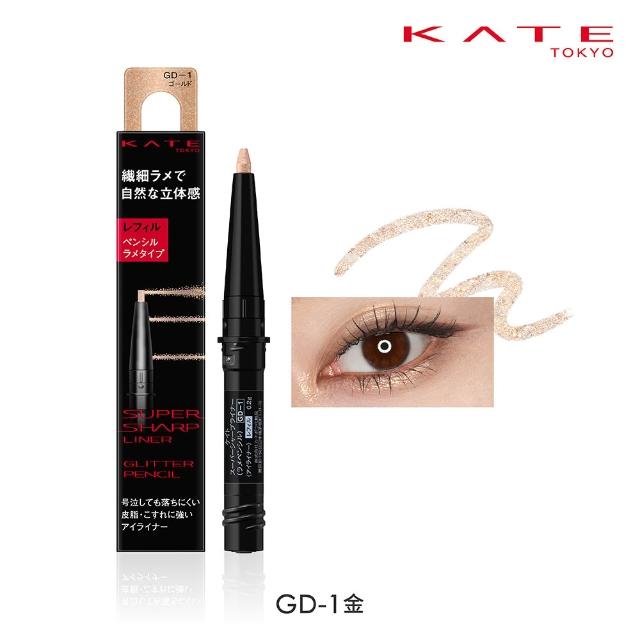 【KATE 凱婷】進化版持色眼線液筆EX4.0補充芯 3入組(防水抗汗、高持色/momo獨家2色 共7色任選)