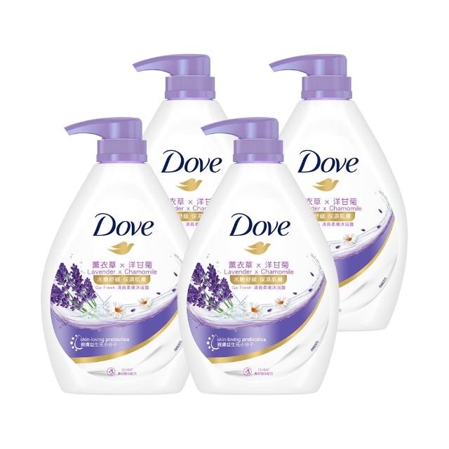【Dove 多芬】滋養柔膚/GOFRESH系列沐浴乳900mlx4入(多款任選)