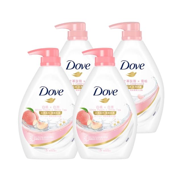 【Dove 多芬】滋養柔膚/GOFRESH系列沐浴乳900mlx4入(多款任選)