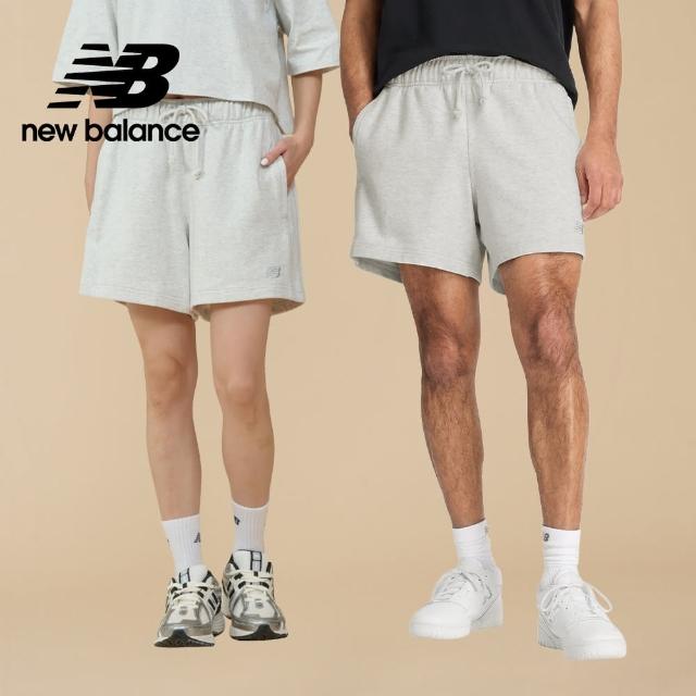【NEW BALANCE】NB 棉質短褲_男性_藍/淺灰色_MS41511AHH_MS41511HEB(美版 版型偏大)
