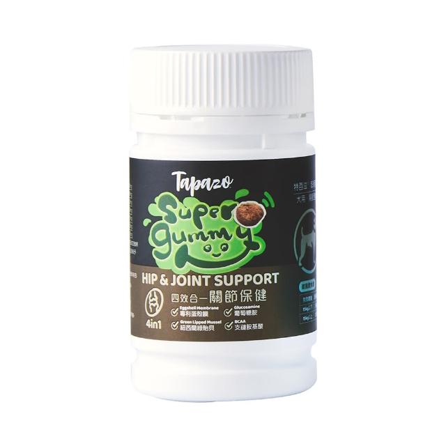 【TAPAZO 特百滋】犬用超級軟糖80g(益生菌/亮毛/關節/狗狗保健/寵物保健食品)