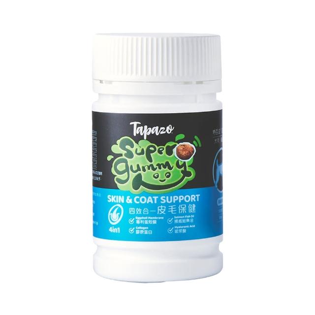 【TAPAZO 特百滋】犬用超級軟糖80g(益生菌/亮毛/關節/狗狗保健/寵物保健食品)