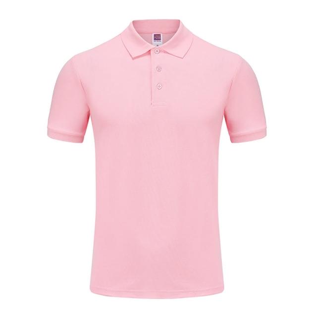 【LEESA】全棉POLO\上衣\襯衫領\POLO衫\翻領短袖\黑色POLO衫\素面POLO\團衣\上班穿搭\情侶