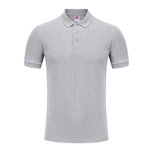 【LEESA】全棉POLO\上衣\襯衫領\POLO衫\翻領短袖\黑色POLO衫\素面POLO\團衣\上班穿搭\情侶