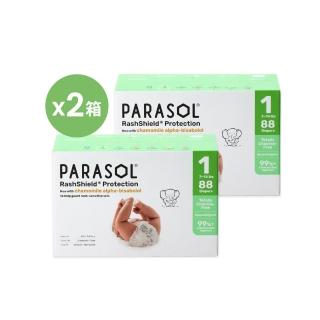 13196105 OL 【PARASOL 總代理】進化版|Clear+Dry 新科技水凝尿布 禮盒2箱組 黏貼型NB-L(2包/箱)