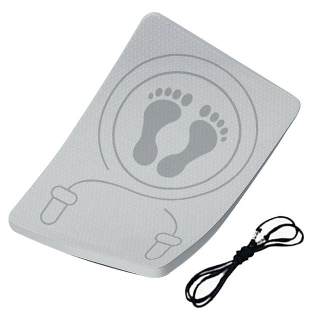 【EZlife】1.2CM特厚減震隔音運動慢跑墊60x45cm(贈無繩跳繩器)