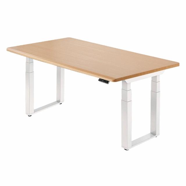 【FUNTE】Force 大型電動升降桌/纖維板 180x80cm 八色可選(辦公桌 電腦桌 工作桌 主管桌 餐桌)
