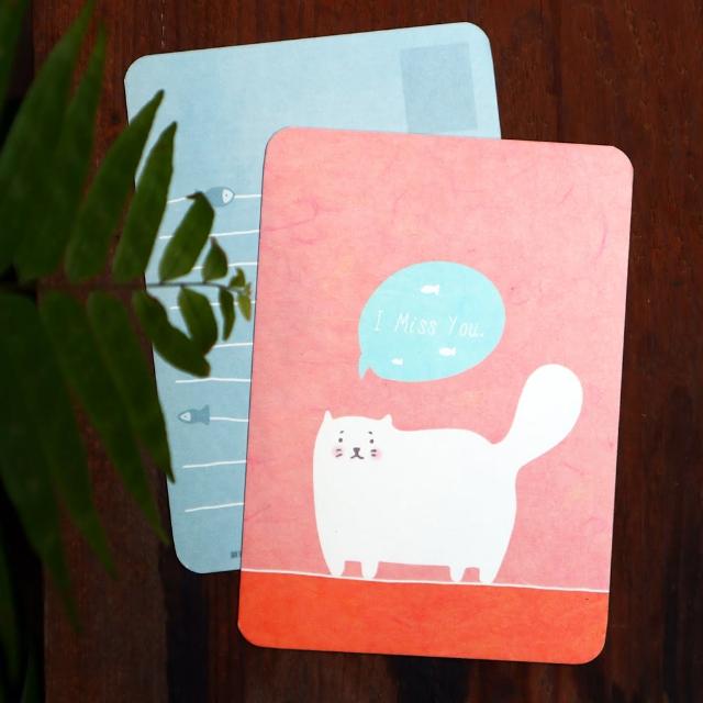 【CLEAN 克林】插畫明信片(Kerkerland 雙面明信片 明信片 文創 文青 畢業卡 生日卡片 祝賀卡 慶生卡片)