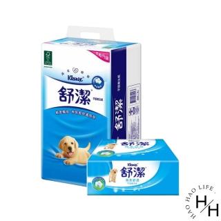【Kleenex 舒潔】棉柔舒適平版衛生紙(300張*6包*8串)