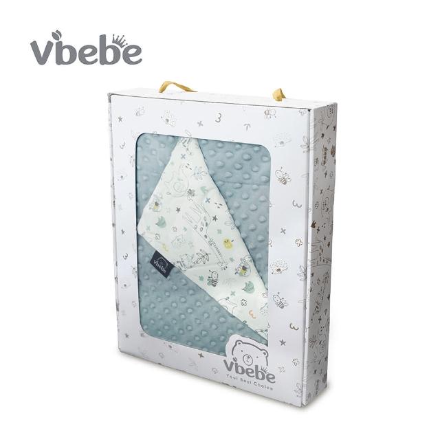 【Vibebe 官方直營】棉柔荳荳冬夏兩用被禮盒(台灣製 安撫被 寶寶棉被 嬰兒毛毯 四季被 滿月禮)